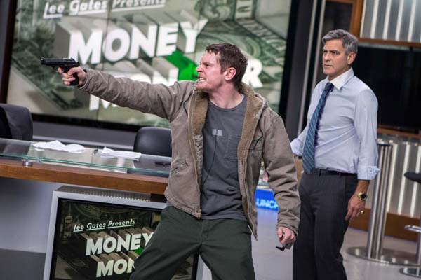 George Clooney et Jack O'Connell dans Money Monster (2016)