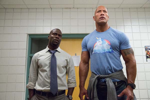 Kevin Hart et Dwayne Johnson dans Agents presque secrets (2016)