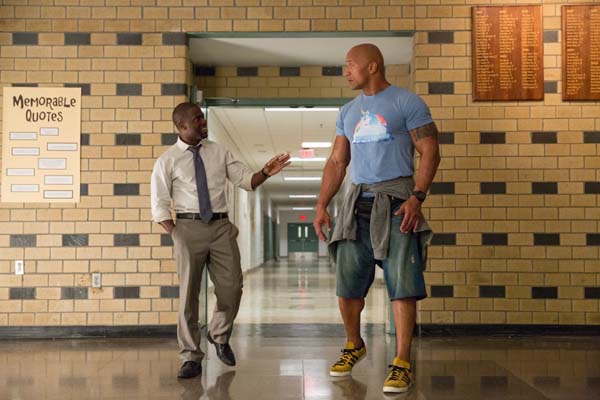 Kevin Hart et Dwayne Johnson dans Agents presque secrets (2016)