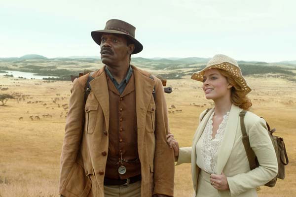 Samuel L. Jackson et Margot Robbie dans Tarzan (2016)