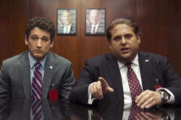 Jonah Hill et Miles Teller dans War Dogs (2016)