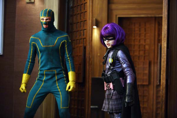 Aaron Taylor-Johnson et Chloë Grace Moretz dans Kick-Ass (2010)