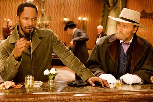 Jamie Foxx et Franco Nero dans Django Unchained (2012)