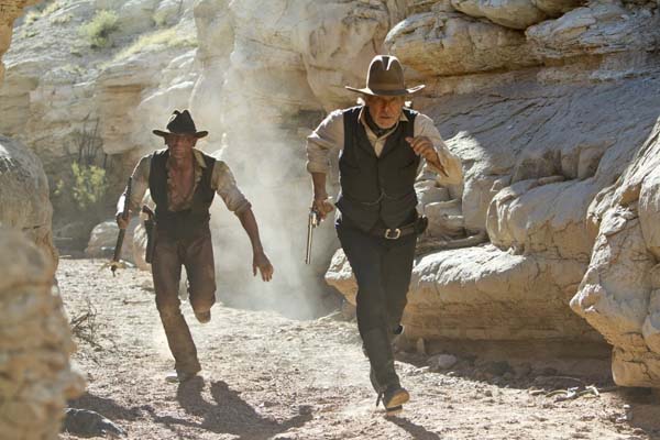 Harrison Ford et Daniel Craig dans Cowboys & Aliens (2011)
