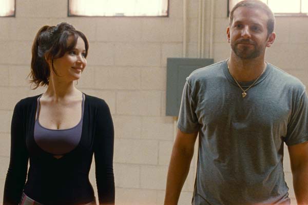 Bradley Cooper et Jennifer Lawrence dans Silver Linings Playbook (2012)