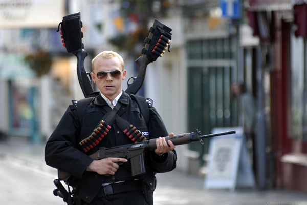 Simon Pegg dans Hot Fuzz (2007)