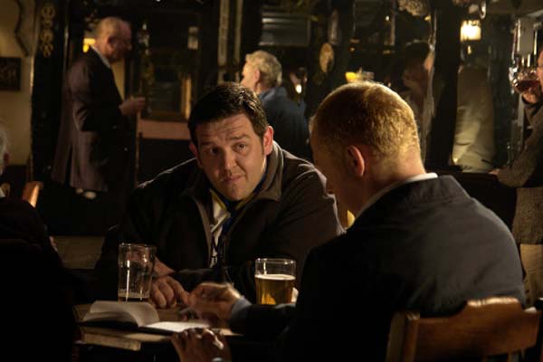 Nick Frost et Simon Pegg dans Hot Fuzz (2007)