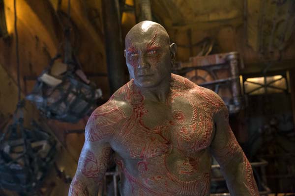 Dave Bautista dans Les Gardiens de la Galaxie 2 (2017)