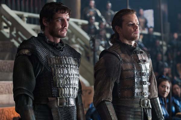 Matt Damon et Pedro Pascal dans The Great Wall (2016)