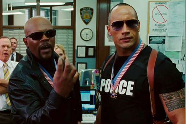 Samuel L. Jackson et Dwayne Johnson dans The Other Guys (2010)