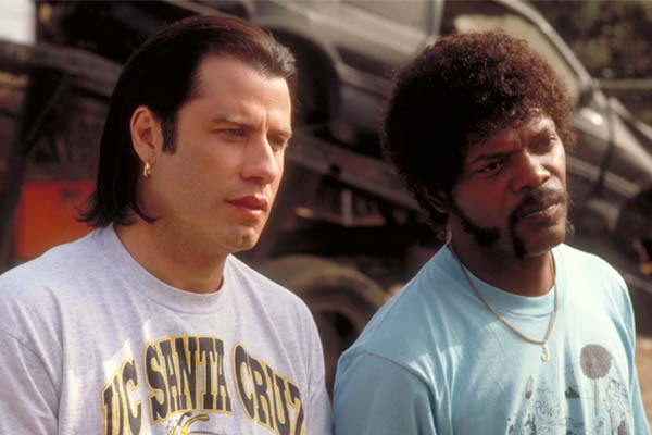 Samuel L. Jackson et John Travolta dans Pulp Fiction (1994)