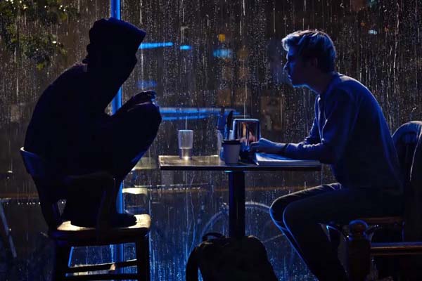 Nat Wolff et Lakeith Stanfield dans Death Note (2017)