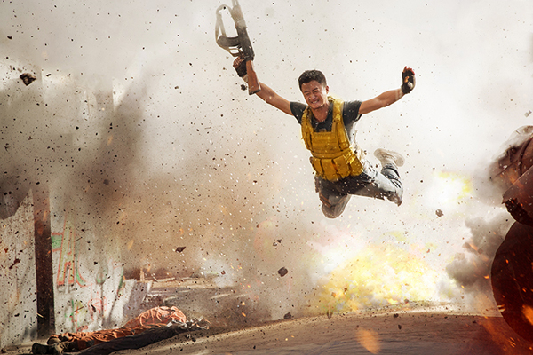 Wu Jing dans Wolf Warrior 2 (2017)