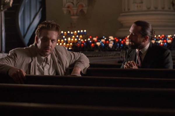 Mickey Rourke et Robert De Niro dans Angel Heart (1987)