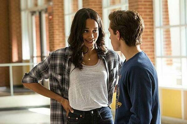Laura Harrier et Tom Holland dans Spider-Man: Homecoming (2017)