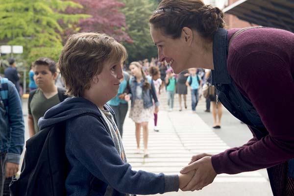Julia Roberts et Jacob Tremblay dans Wonder (2017)