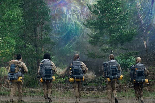 Natalie Portman, Jennifer Jason Leigh, Tuva Novotny, Gina Rodriguez, et Tessa Thompson dans Annihilation (2018)