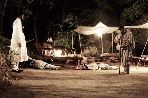 Hwang Jung-min et Cha Seung-won dans Blades of Blood (2010)