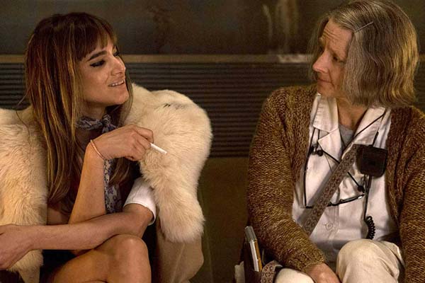 Jodie Foster et Sofia Boutella dans Hotel Artemis (2018)