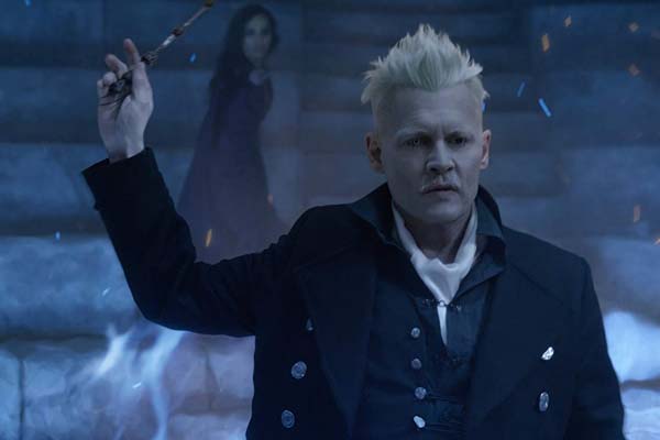 Johnny Depp dans Fantastic Beasts: The Crimes of Grindelwald (2018)