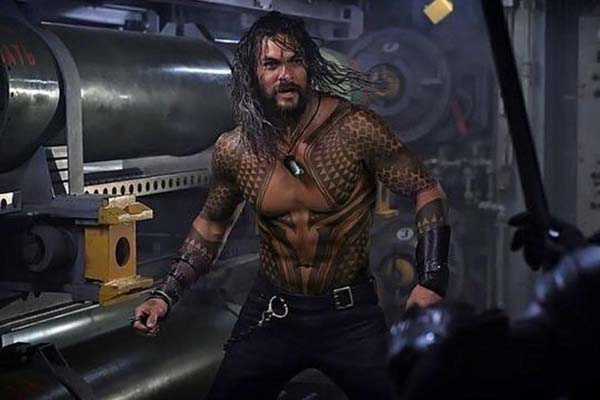 Jason Momoa dans Aquaman (2018)