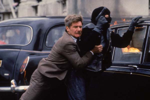 Harrison Ford et Sean Bean dans Patriot Games (1992)