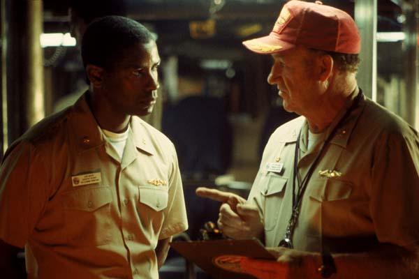 Denzel Washington et Gene Hackman dans Crimson Tide (1995)