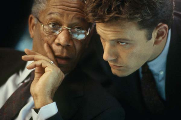 Morgan Freeman et Ben Affleck dans The Sum of All Fears (2002)