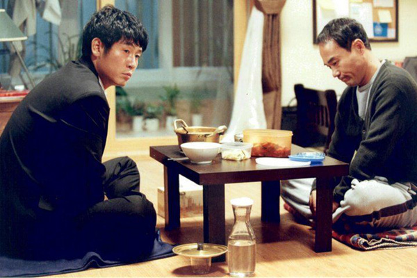 Sol Kyung-gu et Kang Shin-il dans Another Public Enemy (2005)