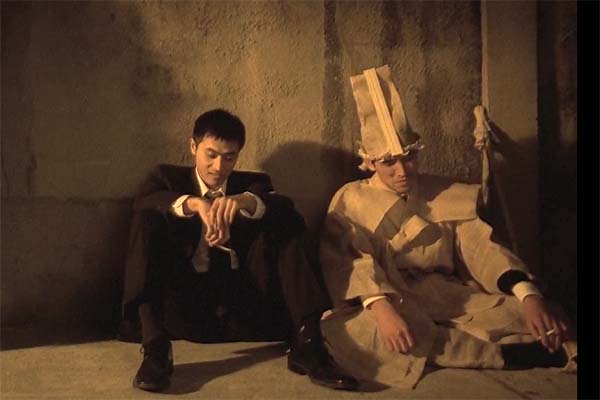 Jang Dong-gun et Yu Oh-seong dans Friend (2001)