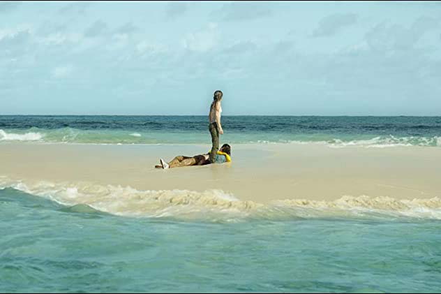 Alexander Dreymon et Allison Williams dans Horizon Line (2020)