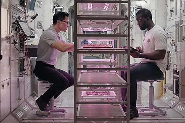 Daniel Dae Kim et Shamier Anderson dans Stowaway (2021)