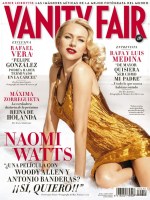 Couverture de Vanity Fair Espagne de Naomi Watts, June 2009