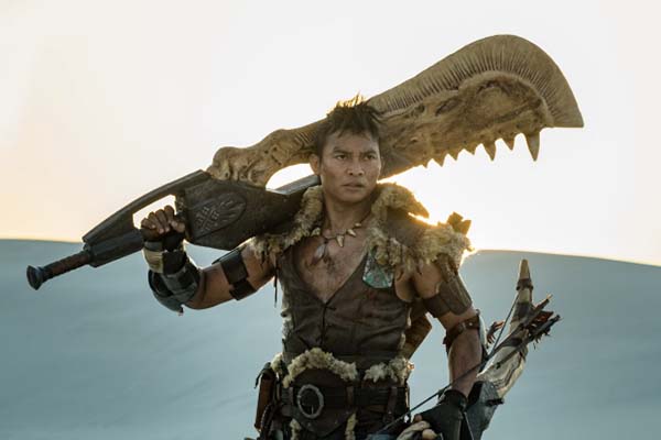 Tony Jaa dans Monster Hunter (2020)