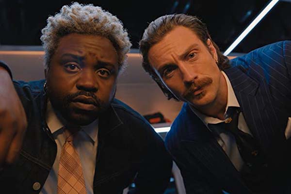 Brian Tyree Henry et Aaron Taylor-Johnson dans Bullet Train (2022)