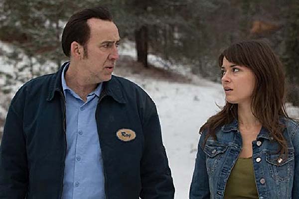 Nicolas Cage et Sarah Lind dans The Humanity Bureau (2017)