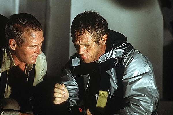 Paul Newman et Steve McQueen dans The Towering Inferno (1974)