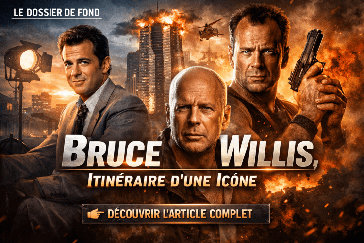 Portrait de Bruce Willis, dossier de fond Critiks Moviz.
