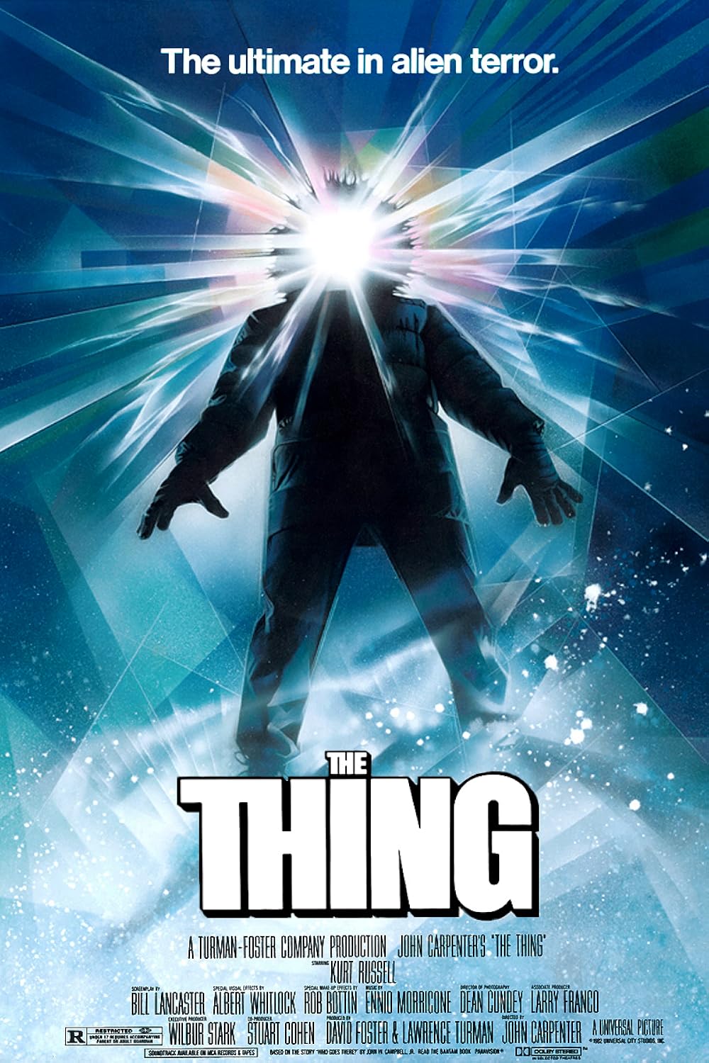 Affiche du film The Thing (1982) de John Carpenter, exemple de film incompris à sa sortie puis réhabilité avec le temps