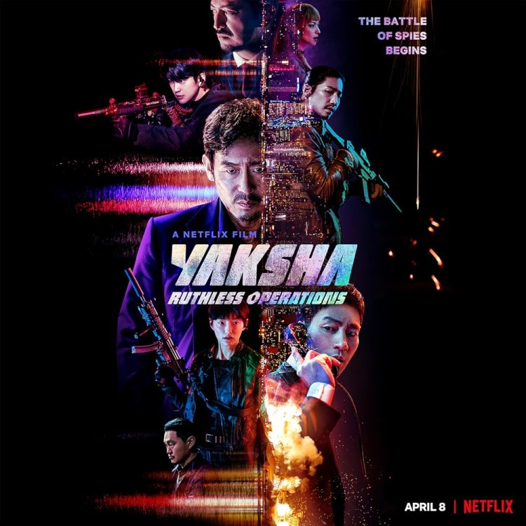 Affiche du film Yaksha: Ruthless Operations montrant des agents secrets dans une ambiance nocturne tendue à Shenyang.